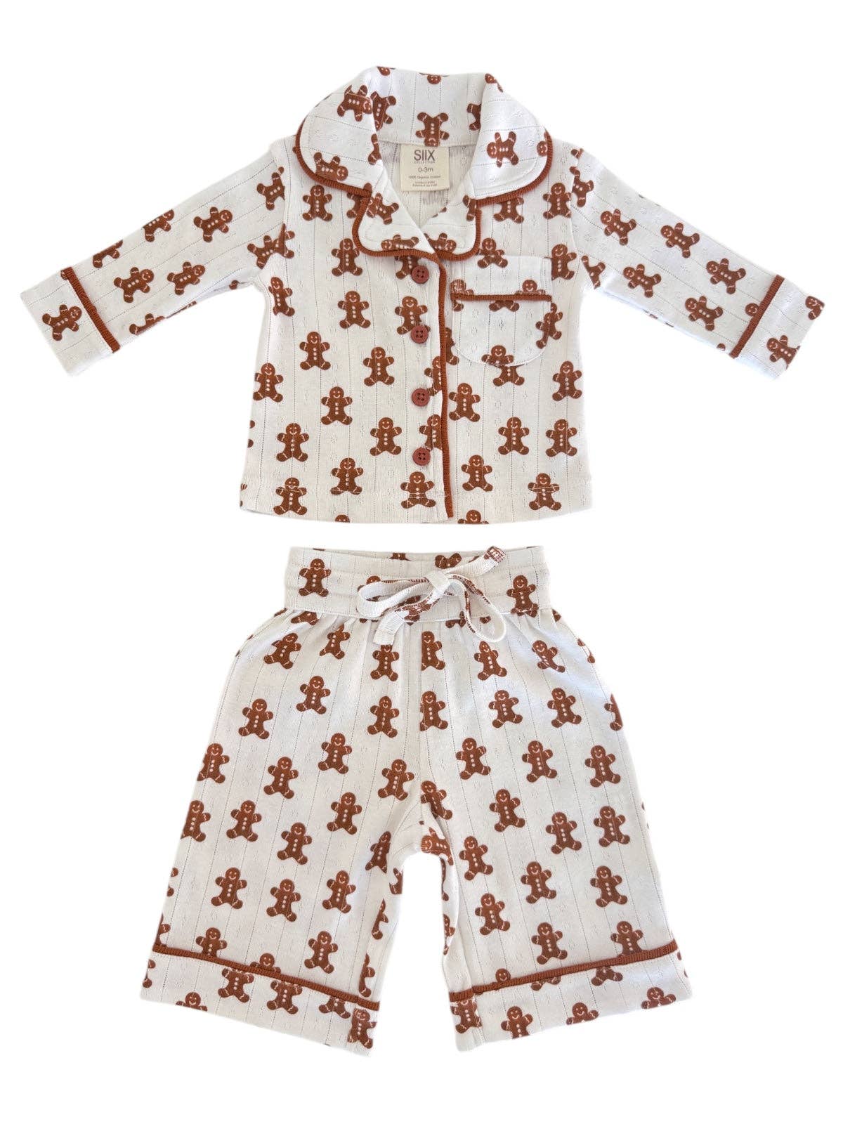 Gingerbread Organic Pointelle Lounge Set