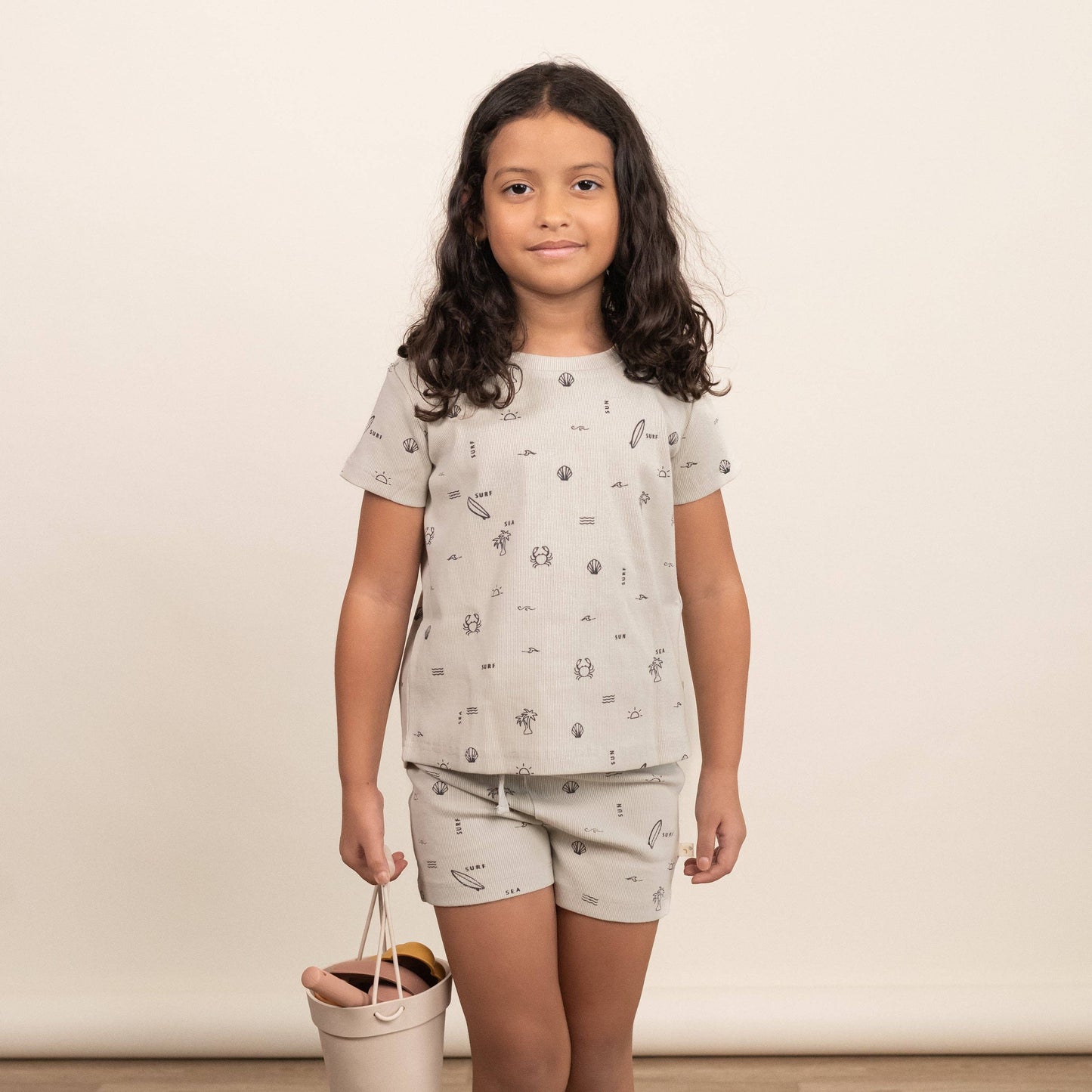 Crabby Surf Organic Tee & Shorts Set