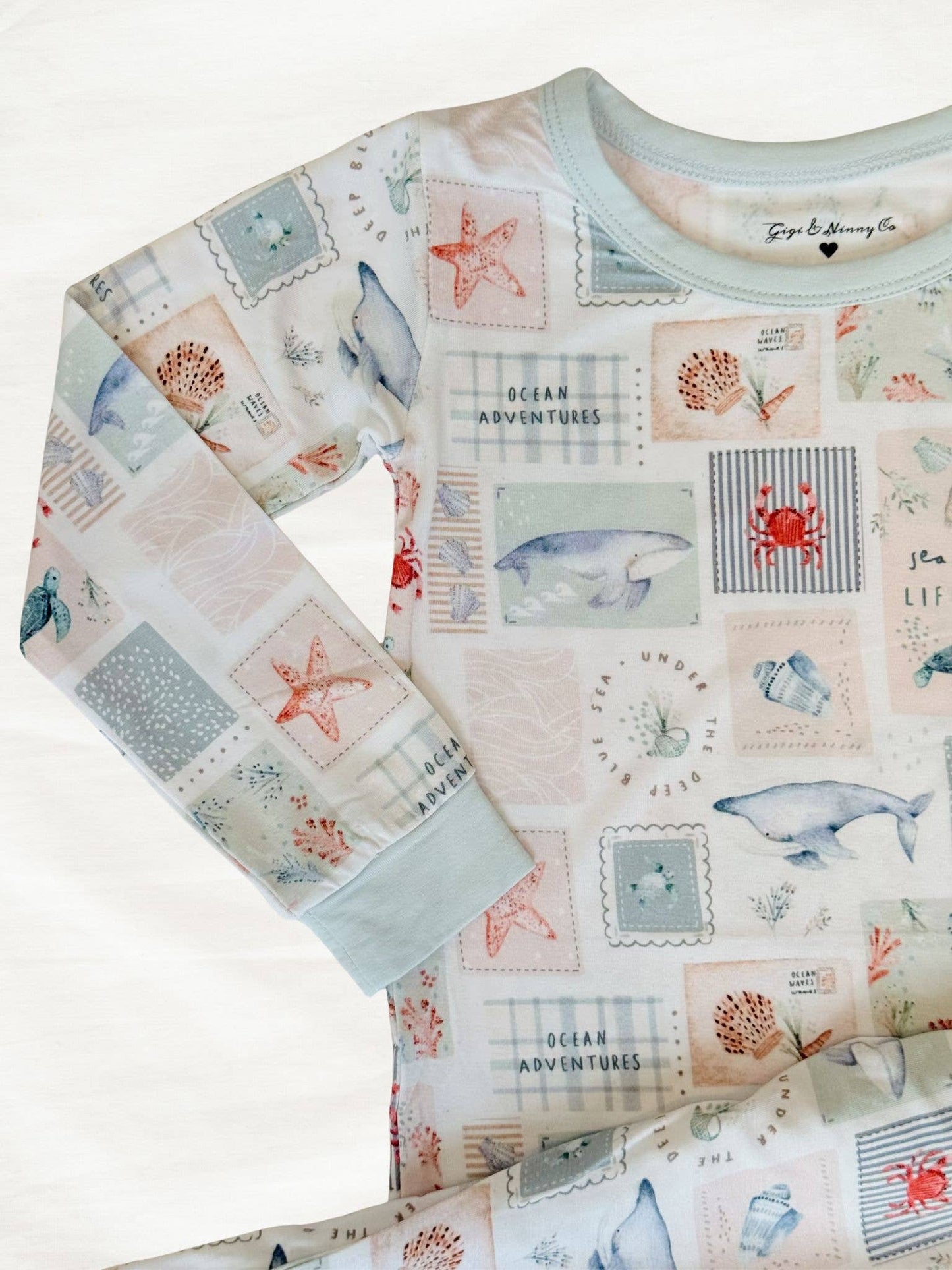 Coastal Patchwork Two Piece Pajama