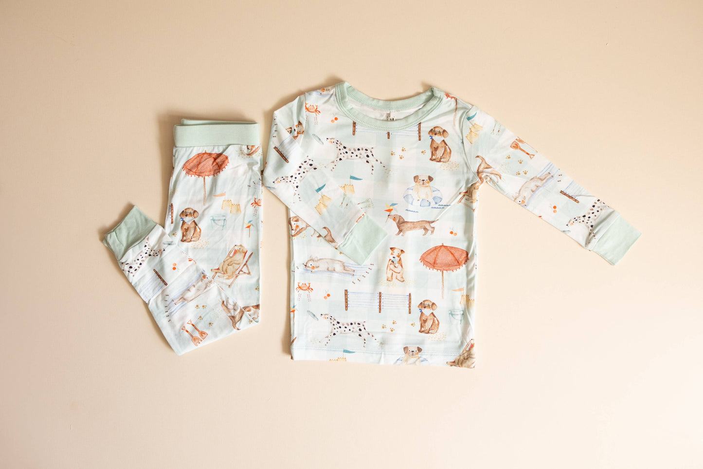 Beach Pawty Bamboo Two Piece Set