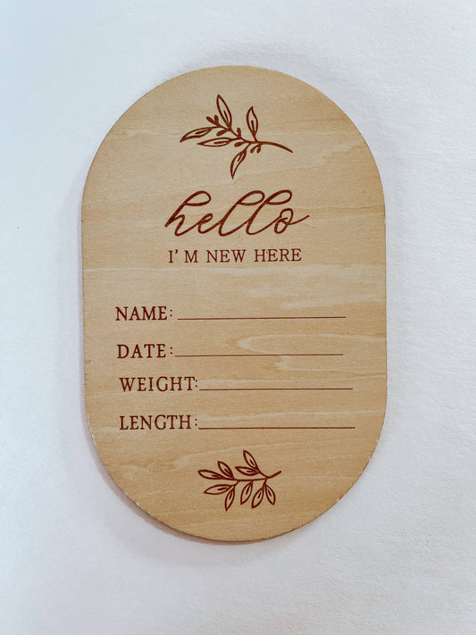 “Hello I’m New Here” Announcement Disc