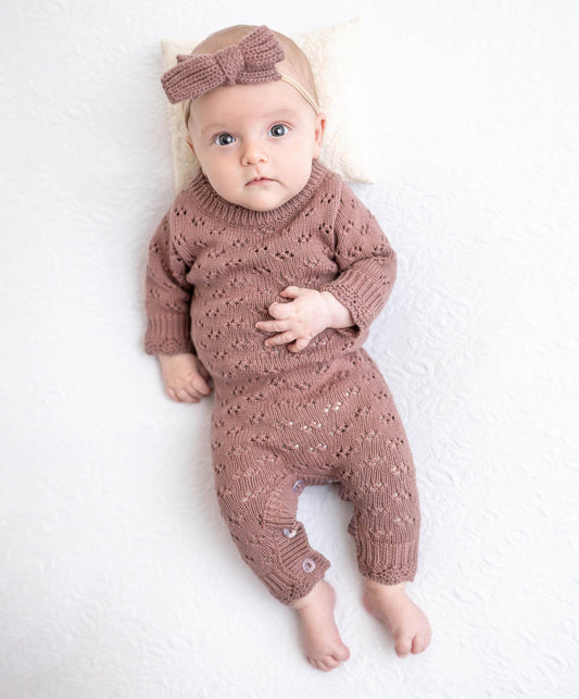 Grace Jumpsuit + Bow & Bonnet