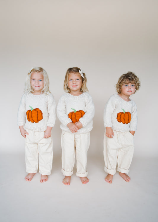 Pumpkin Crew Neck Sweater