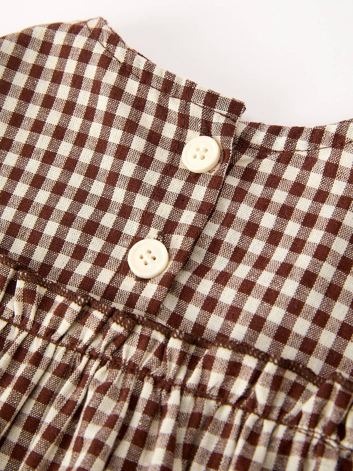 Ellie Gingham Romper