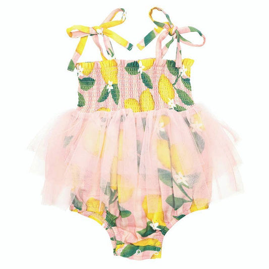 Pink Lemon Tutu Romper