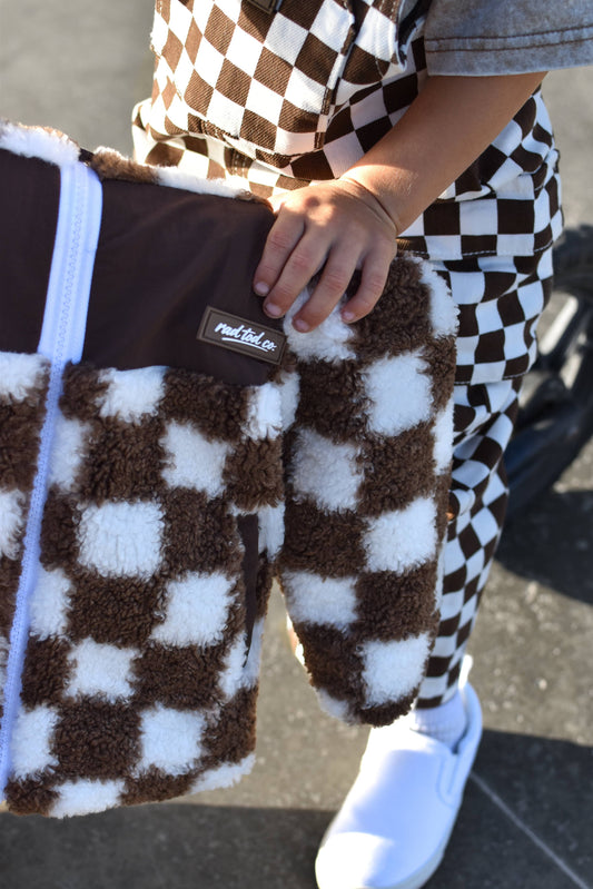 Summit Checkered Sherpa Zip