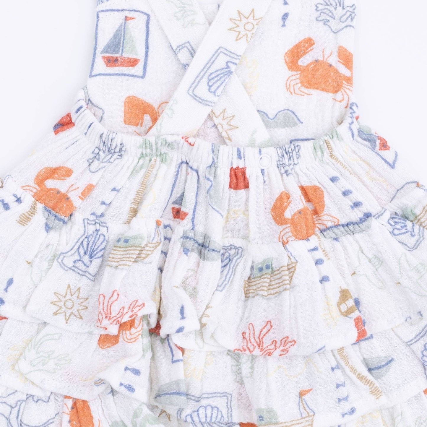 Club Mediterranean Ruffle Sunsuit