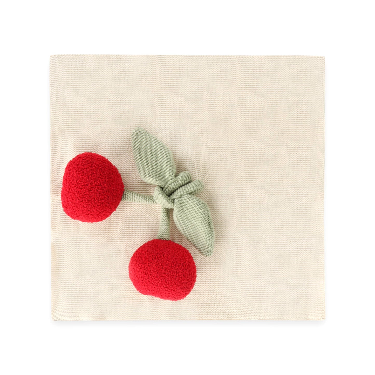 Cherry - Organic Baby Lovey Security Blanket