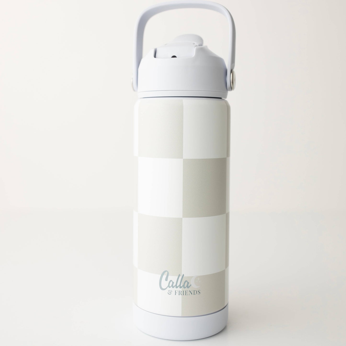 The Kyler Tumbler - Checkered: Khaki