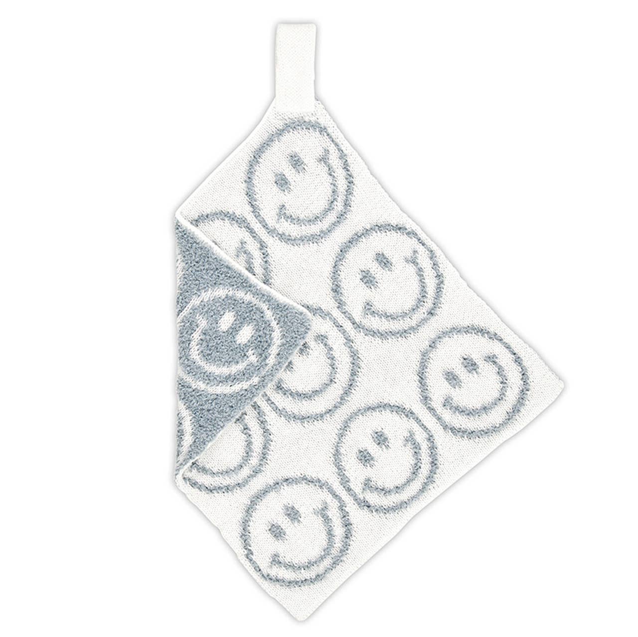 Plush Pacifier Lovey - Smiley Faces