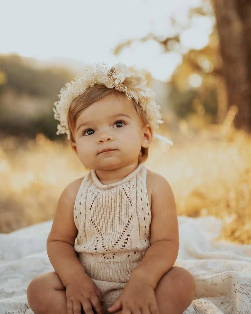 Drake Crochet Halter Romper