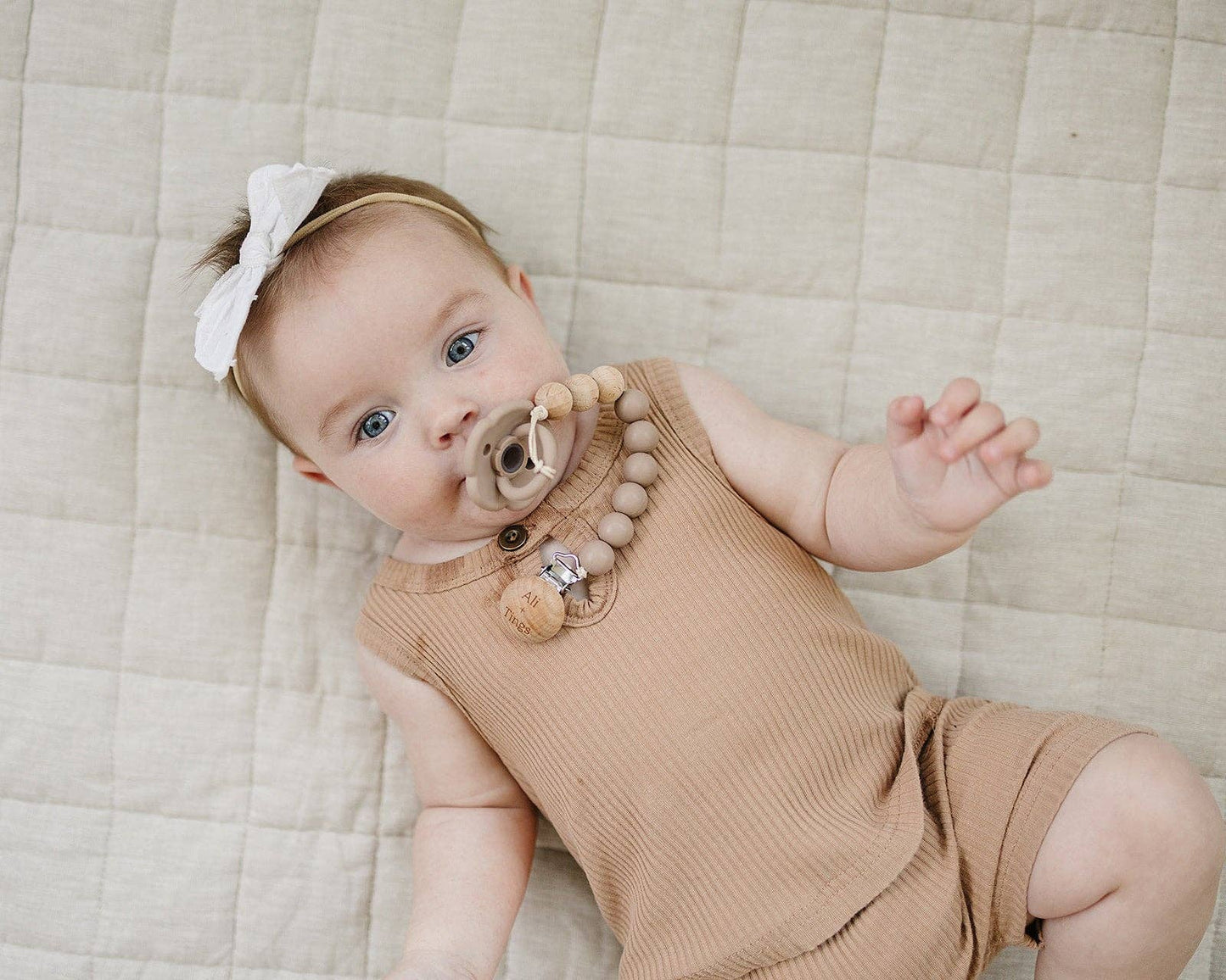 Pacifier Clip: Chocolate