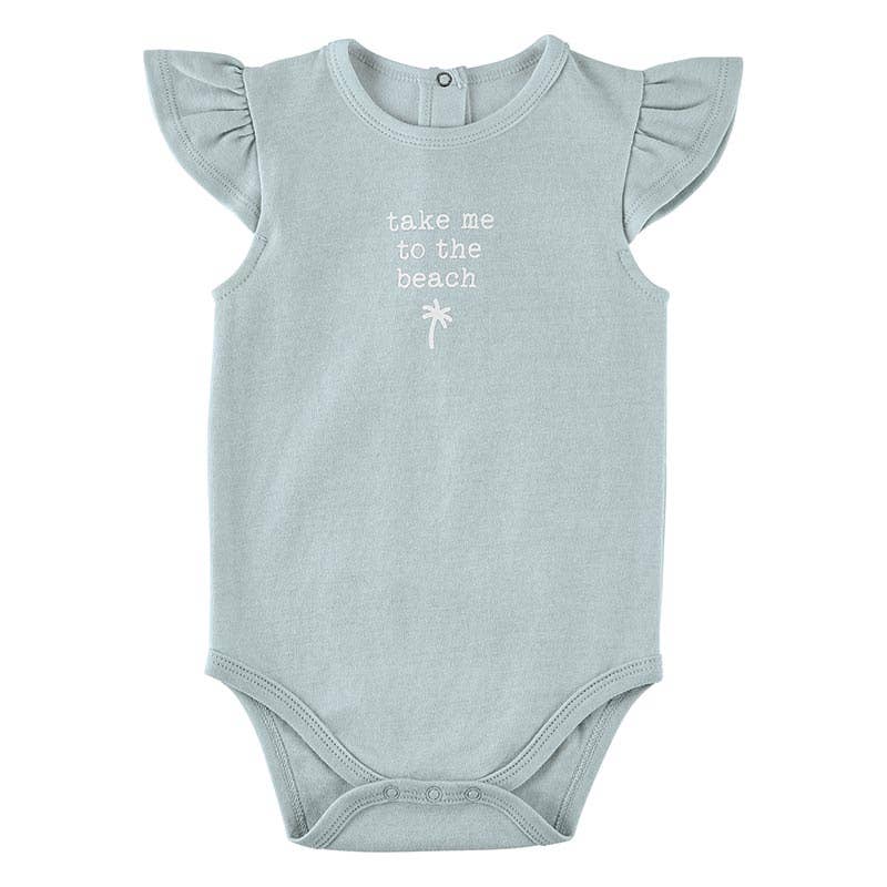 Take Me To The Beach Ruffle Onesie