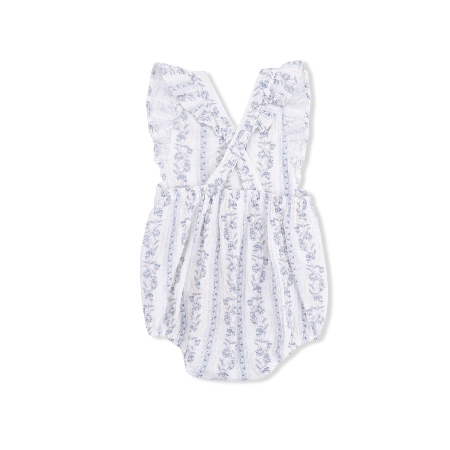 Kimberly Floral Stripe Bubble Romper