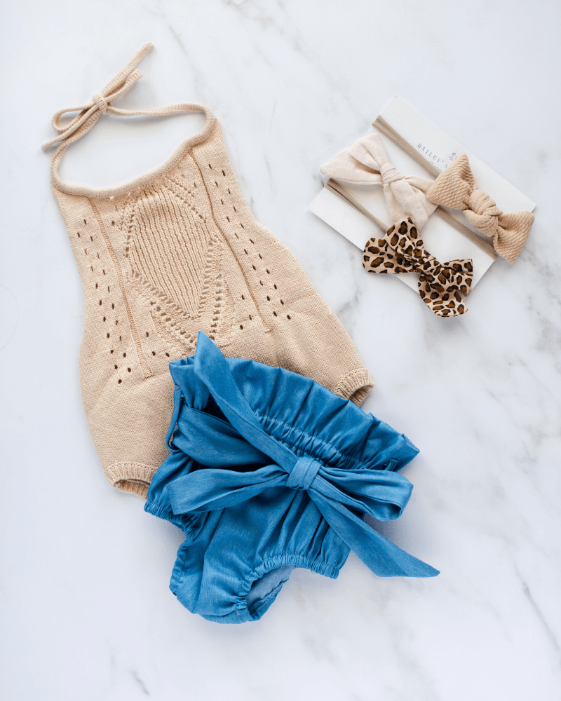 Drake Crochet Halter Romper