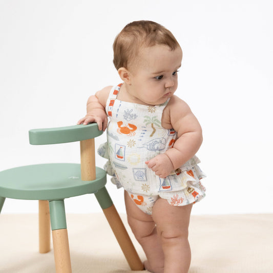 Club Mediterranean Ruffle Sunsuit