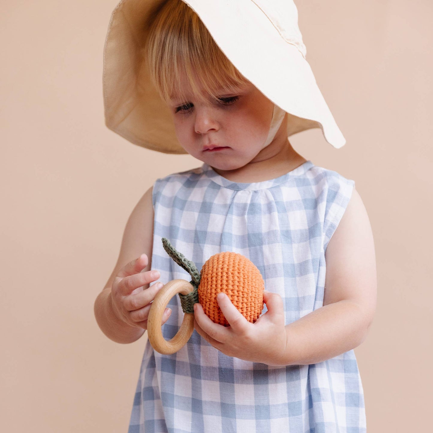 Crochet Rattle: Clementine