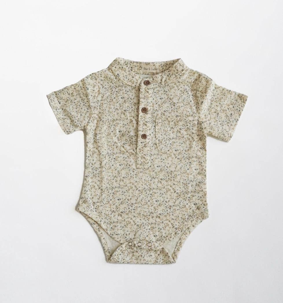 Levi Button Up Polo: 12-24 monthsUS numeric / Long sleeve