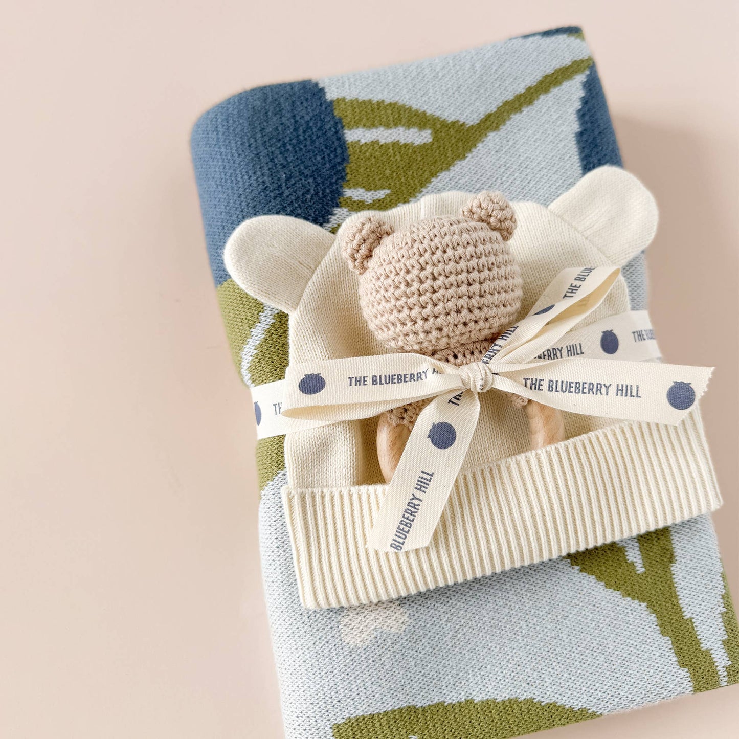 Teether Bear Brown Baby Newborn Toy Rattle: Brown