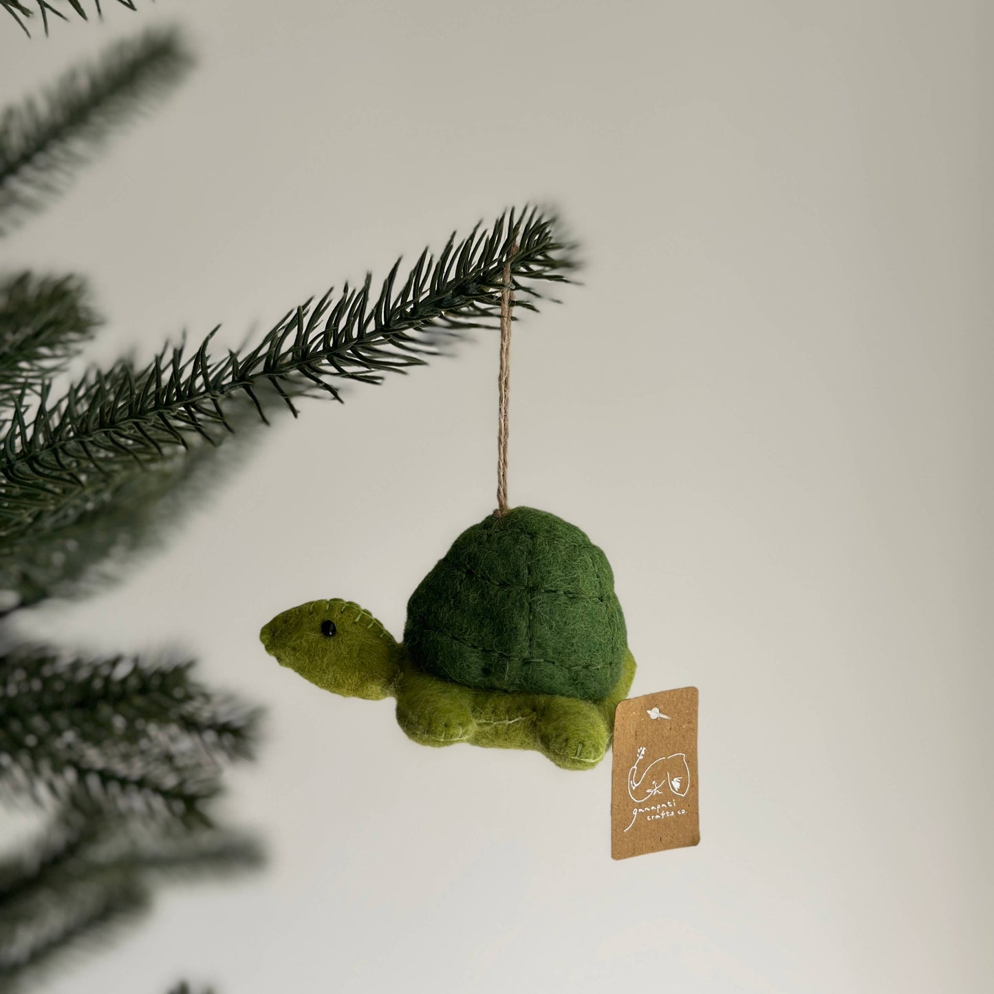 Felt Sea Creature Ornament: Blue Stingray