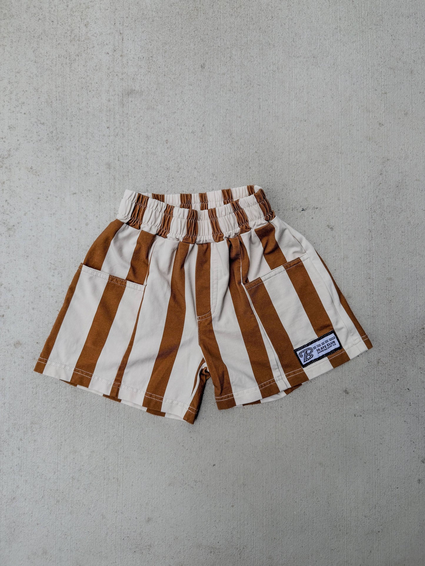 Bambino Brown Stripe Short
