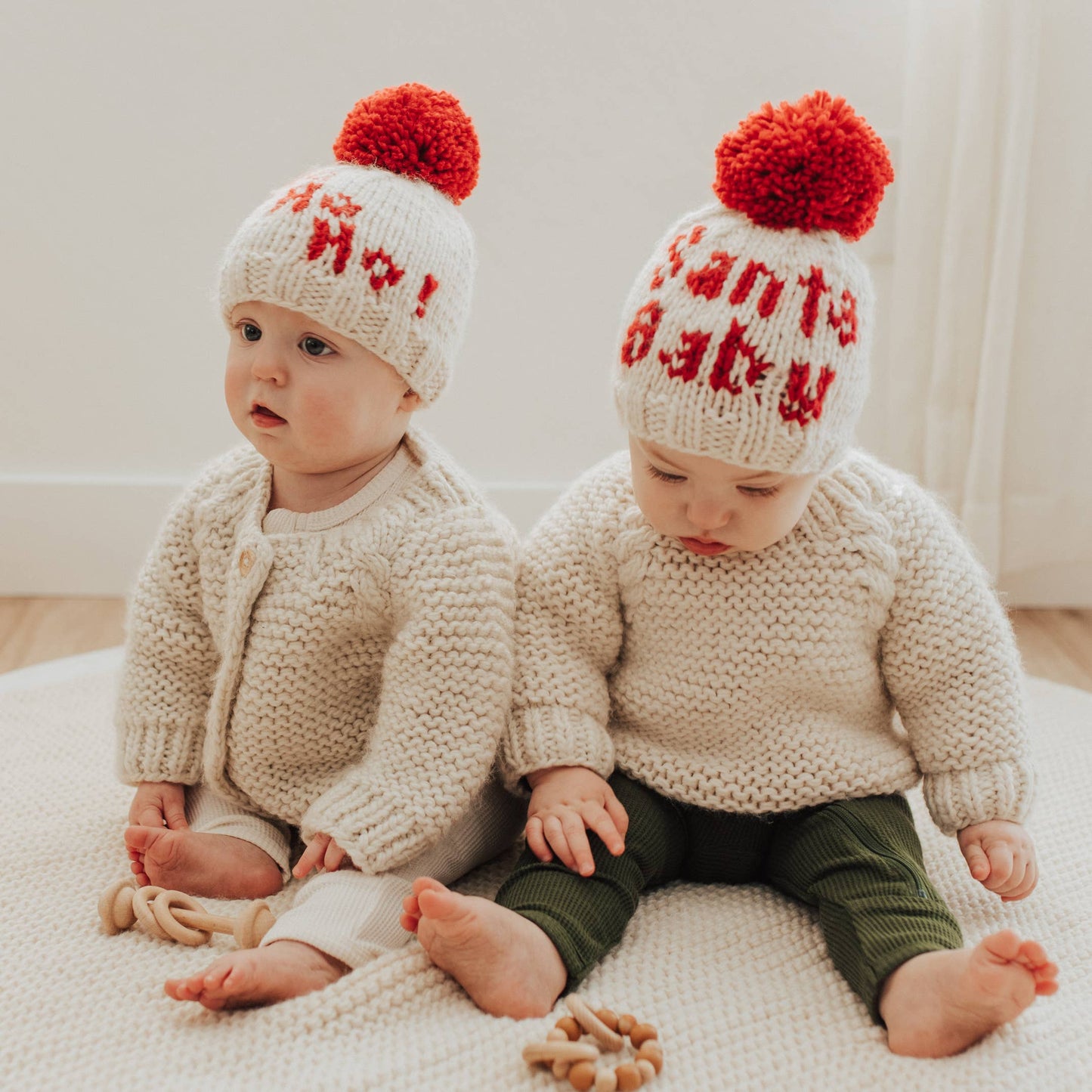 Ho Ho Ho! Hand Knit Beanie