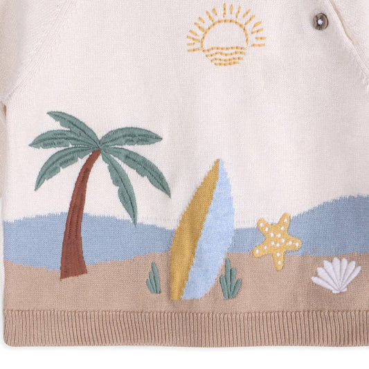 Surf Embroidered Sweater