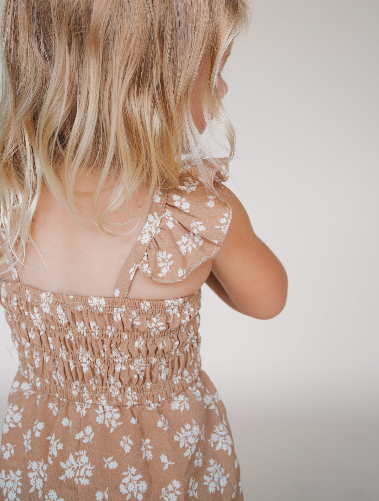 Paisley Smocked Ruffle Jumpsuit
