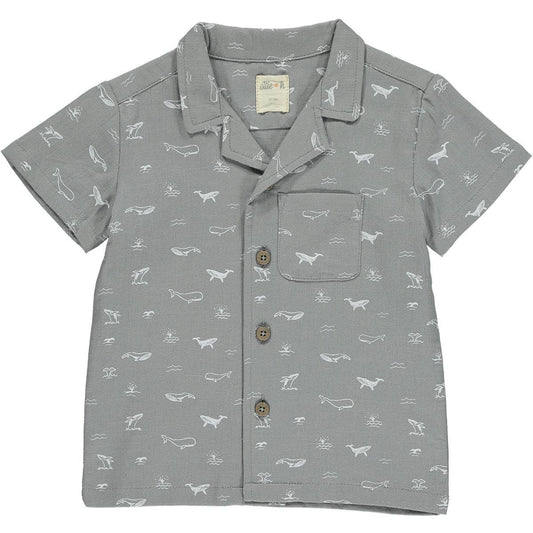 Jasper Shirt: Grey Whales