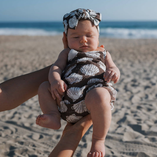 Seashells Muslin Tank Romper
