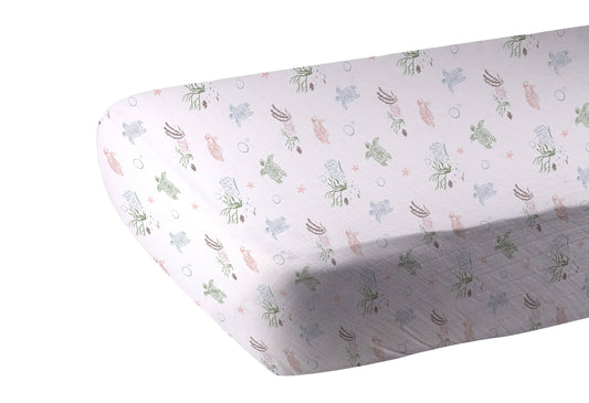 Turtles Crib Sheet