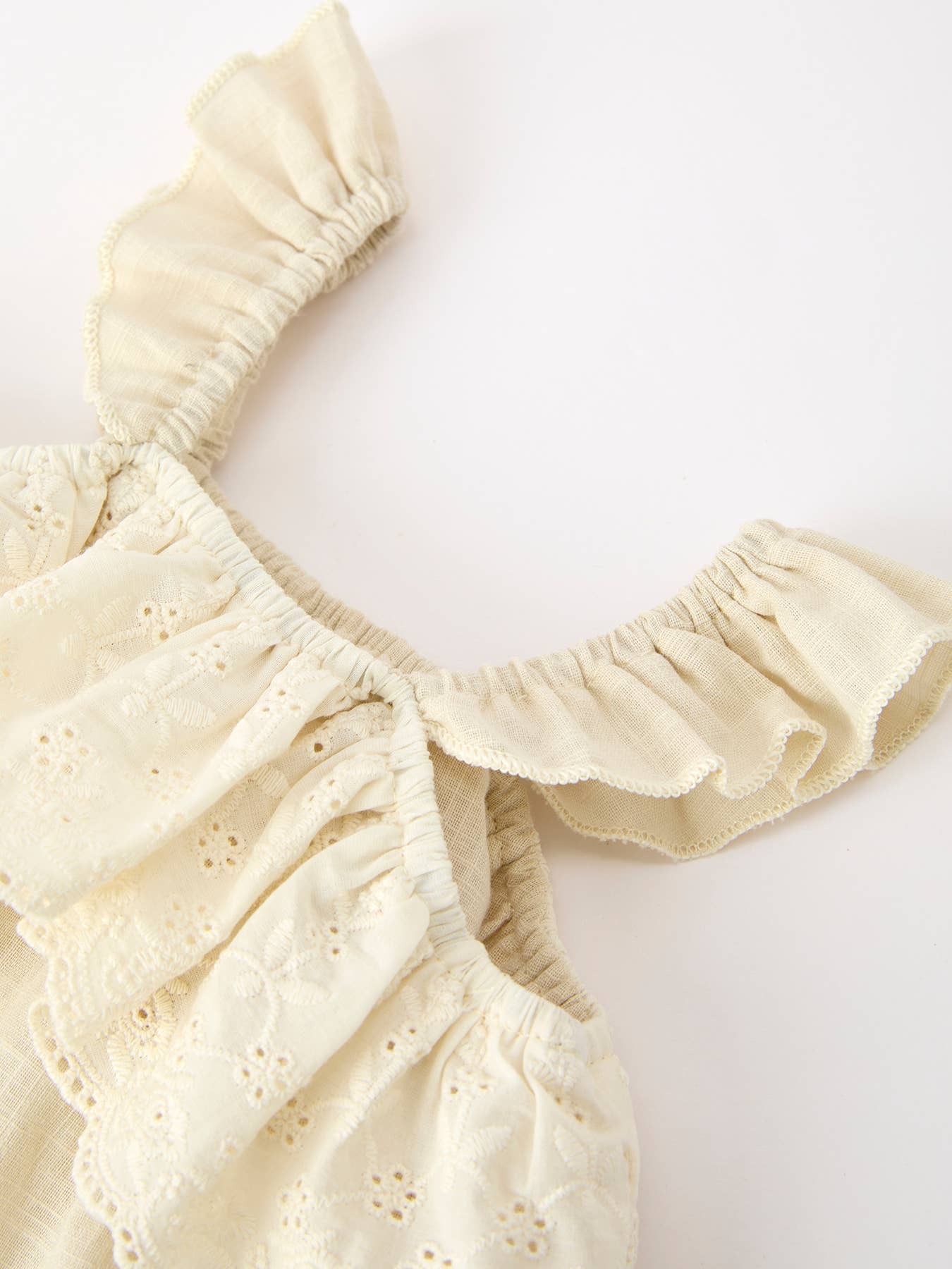 Clarke Ruffle Lace Top & Bloomer Set