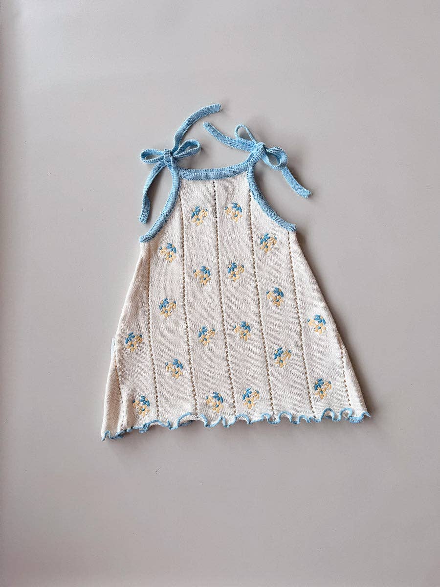 Bloom Pointelle Tie Dress | Pansy
