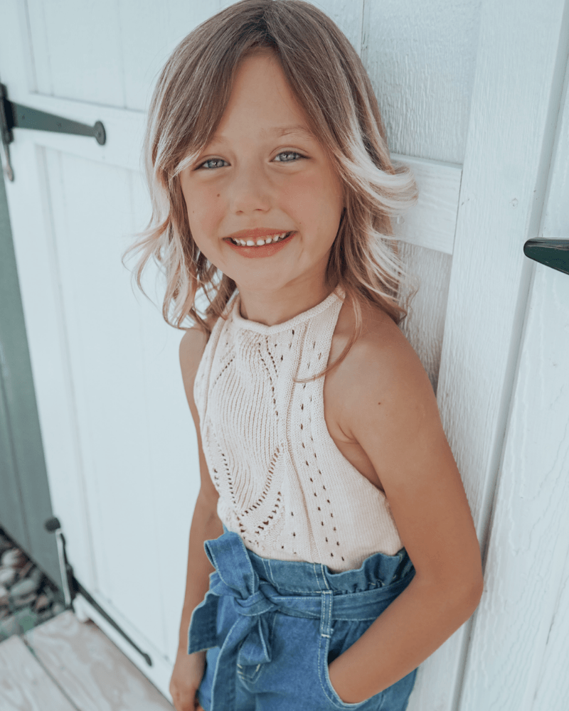 Drake Crochet Halter Romper