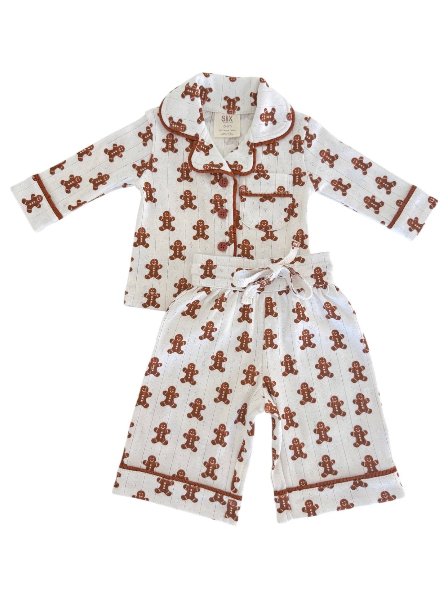 Gingerbread Organic Pointelle Lounge Set