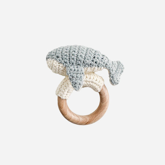 Crochet Rattle: Whale