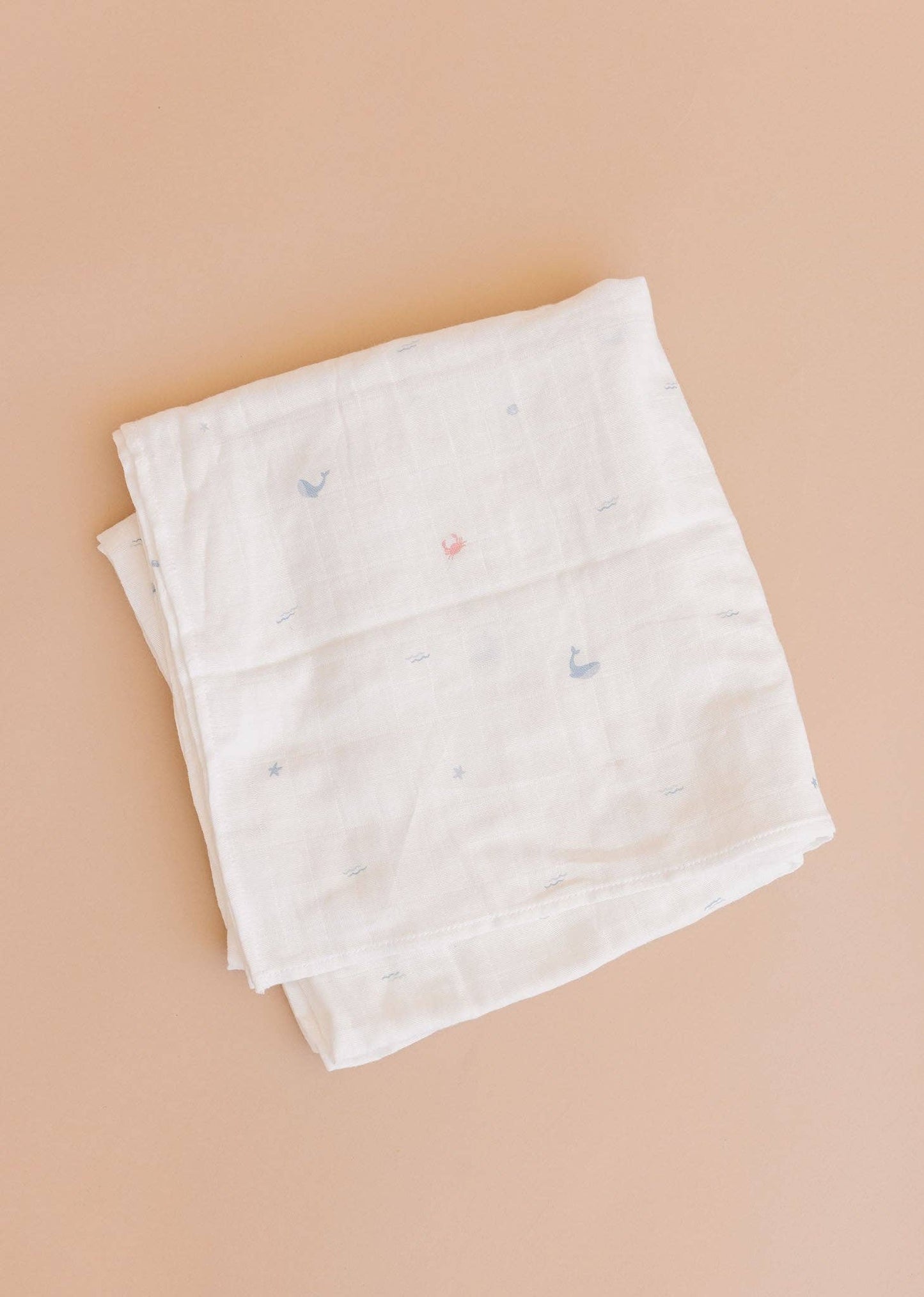 Organic Nautical Ocean Muslin Swaddle
