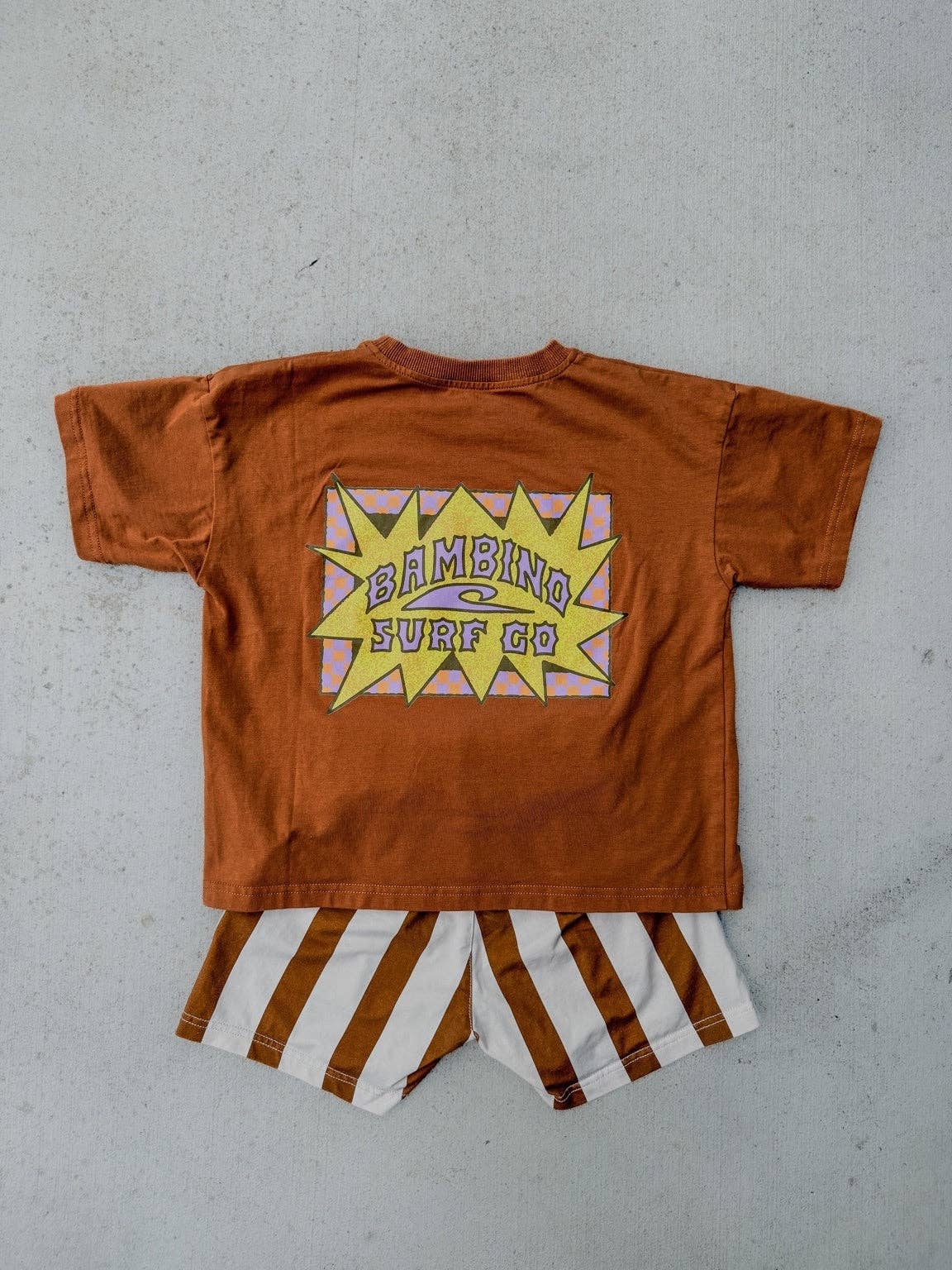 Brown Starburst Tee