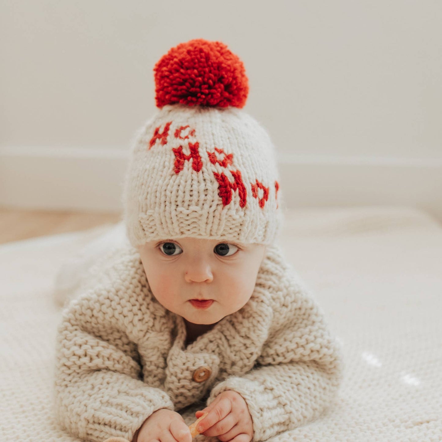 Ho Ho Ho! Hand Knit Beanie