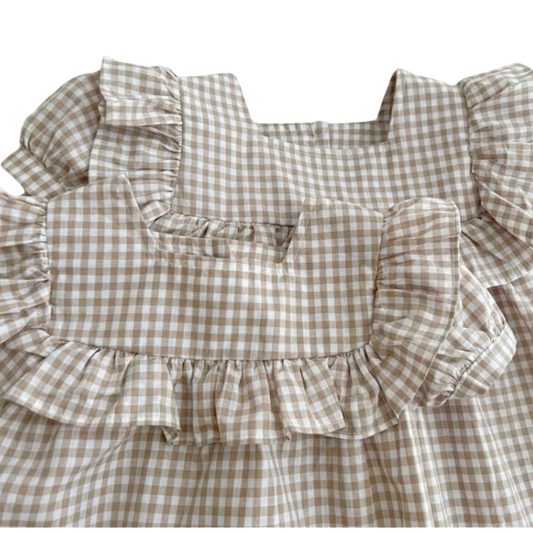 Penny Gingham Romper
