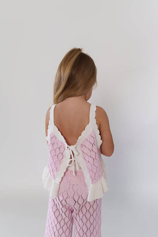 Nora Knit Set: Snow / Petal