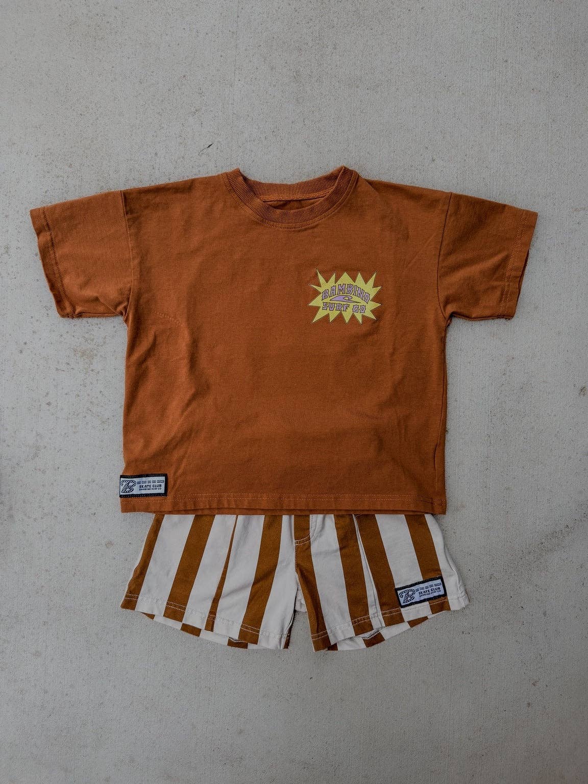 Brown Starburst Tee