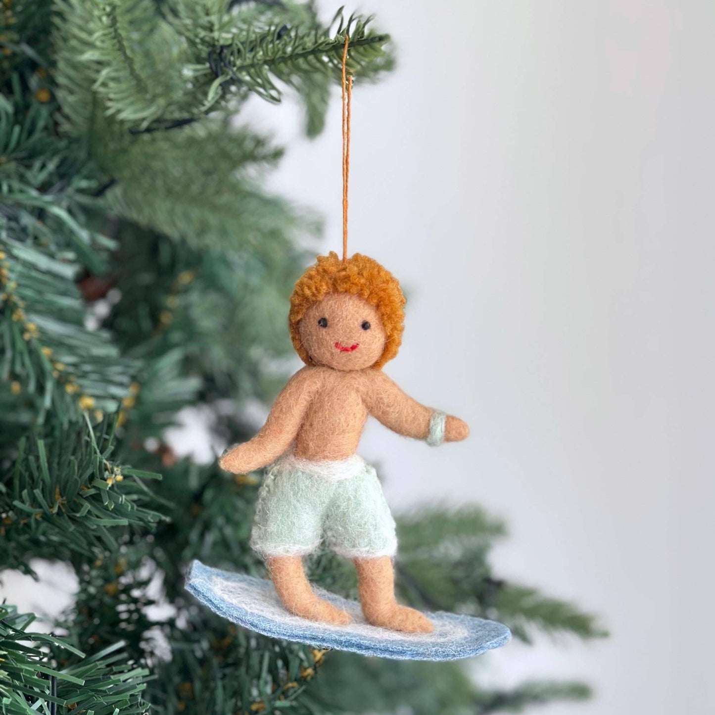 Surfer Boy Felt Ornament