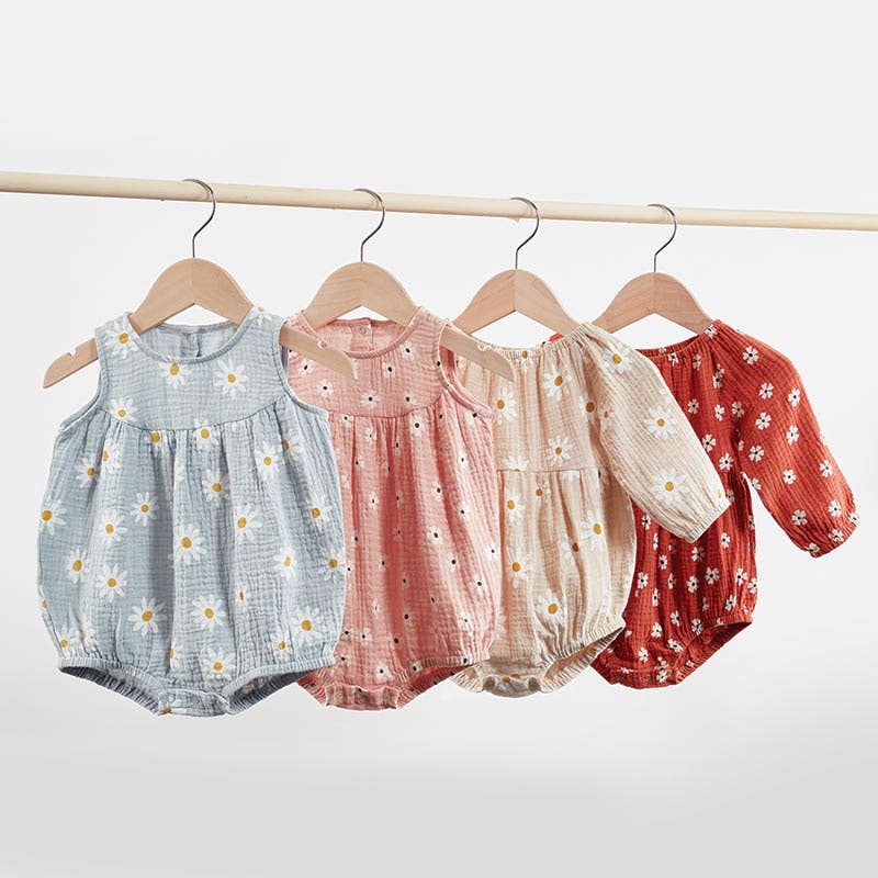 Sleeveless Dainty Floral Romper