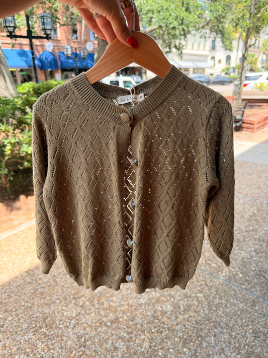 Ellanor Sweater: Olive