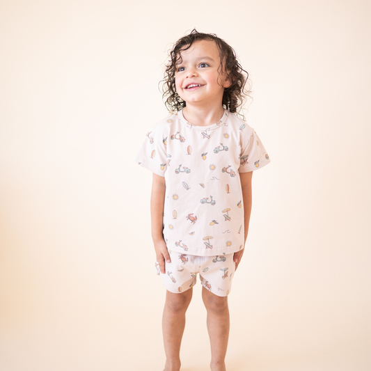 Summer Vibes Organic Cotton Short Set