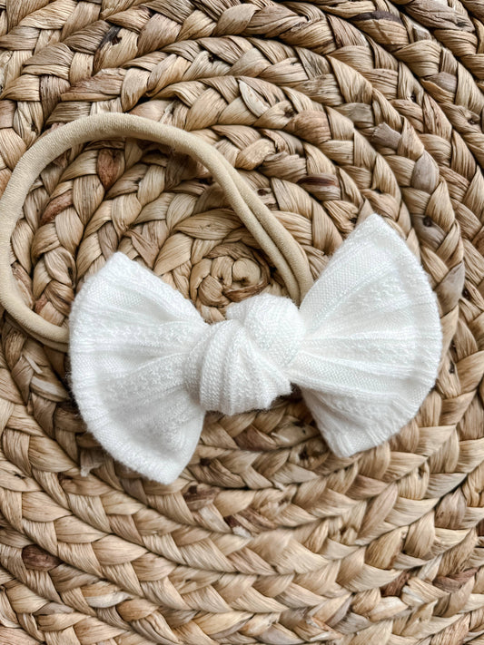 Baby Bow Headband - Chunky Knot