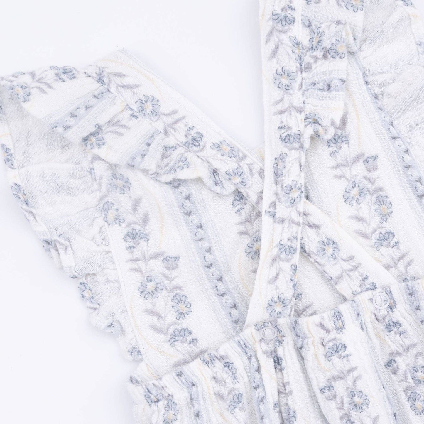 Kimberly Floral Stripe Bubble Romper
