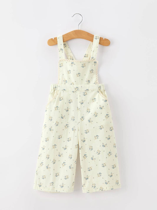 Lizzie Floral Lace Trim Jumpsuit