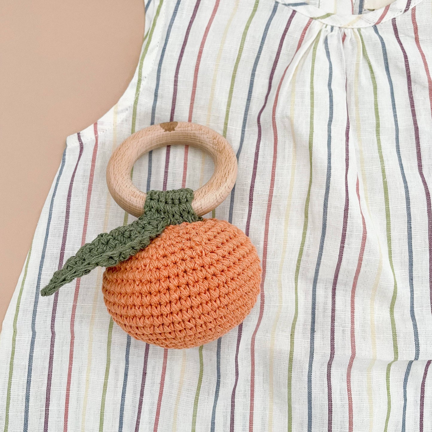 Crochet Rattle: Clementine